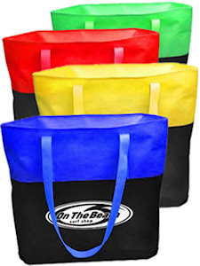 Tote Bags: Large Two Tone Tote Bags